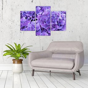 Tablou cu flori violete (90x60 cm)