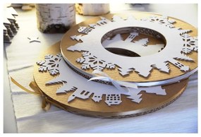 Coroniță advent cu panglică gri Unlinited Design for kids