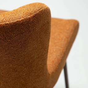 Scaun de dining maro tapițat Glam – DAN-FORM Denmark