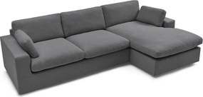 Colțar gri închis Belair – Bobochic Paris