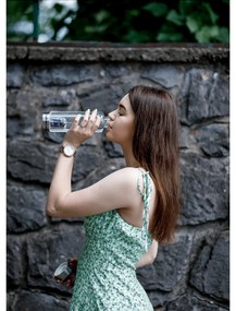 TEMPO-KONDELA CRYSTAL, flacon de sticlă cu cianit, 500 ml
