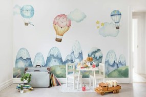 Tapet Happy Balloons, Pastel, Rebel Walls