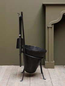 Set mare unelte pentru semineu " Black Iron "