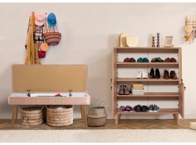 Mobilier pentru hol Maluxe Posy (Stejar sonoma + Piatră). 1089076