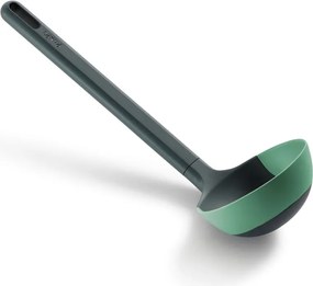 Polonic Lekue 1010180, 29 cm, Rezistent la zgarieturi, Cap flexibil, 4/220 °C, Verde