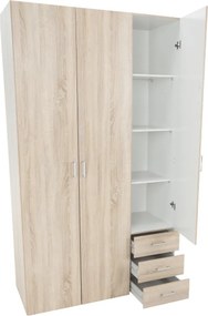 Dulap, 3 uşi, stejar sonoma, GWEN 70427
