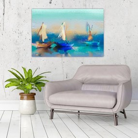 Tablou - Peisaj pictură, pictură (90x60 cm)