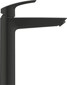 Baterie lavoar monocomanda negru mat Grohe Eurosmart New XL