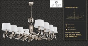 Lustra eleganta design clasic cristal Asfour Monza