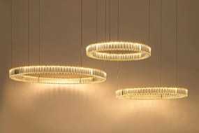 Lustra suspendata LED design ambiental Ring 3A auriu
