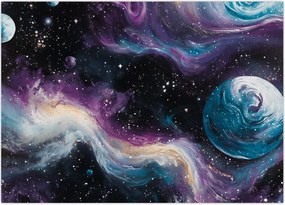 Tablou - Univers pictat (70x50 cm)