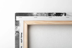 Tablou pictură grafică în design alb-negru