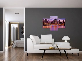 Tablou orașului nocturn (90x60 cm)