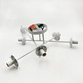 Lustră aplicată MALENA 6xE14/5W/230V alb/transparent