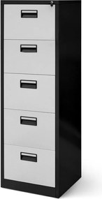 Fișet Sara antracit-alb (46x163 cm)