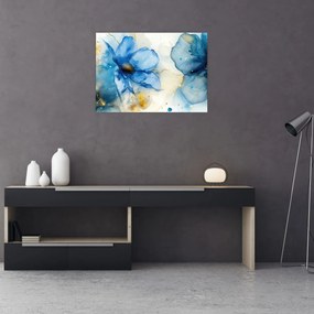 Tablou - Floral, pictură cu cerneală (70x50 cm)