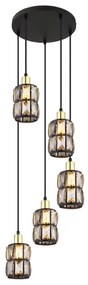 Lustra cu 5 pendule design modern WOLLI