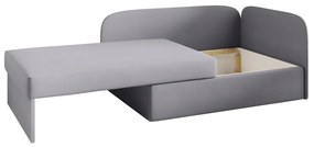 Supermobel Canapea extensibila copii MILO, 107x64x78, pilka/casablanka 16, stanga