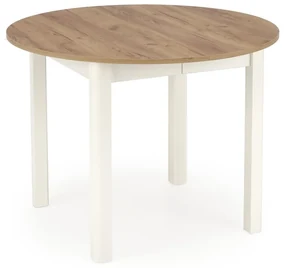 Masa de bucaterie Russell, stejar kraft / alb