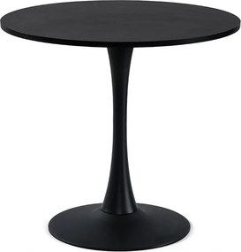 Masă de dining AVENBERG ORBIS Ø80 negru