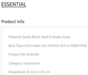 Pendul LED design modern ESSENTIAL