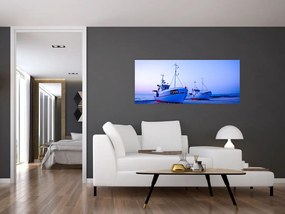 Tablou - Debarcarea în amurg (120x50 cm)