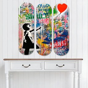 Pictură decorativă MDF (3 bucăți) 3KY3801