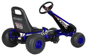 Kart pentru copii cu pedale, Albastru
