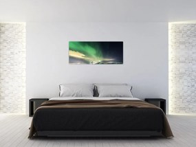 Tablou cu Aurora Borealis (120x50 cm)