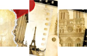 Tablou - Amintiri din Paris (90x60 cm)