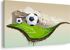 Tablou - Teren de fotbal (90x60 cm)