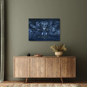 Tablou pe sticlă - Baroc întunecat (70x50 cm)