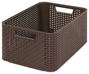 Coș de depozitare Curver Style, 18 l, maro