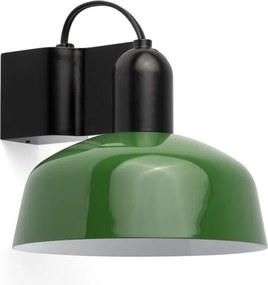 Aplica de perete metal TATAWIN negru, verde