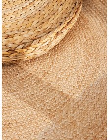 Covor în culoare naturală reversibil, țesut manual rotund din iută ø 120 cm Jutta Gold – Hanse Home