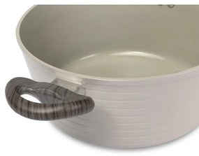 Lamart LT1268 cratiță cu capac Stripe, diametru 24cm
