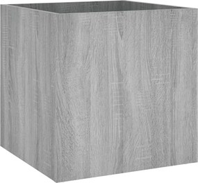 vidaXL Jardinieră cutie, stejar sonoma, 40x40x40 cm, lemn compozit