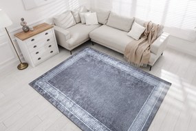 MIRO 51317.807 covor lavabil Cadru, greacă anti-alunecare - gri - SECUNDAR-COTATI PRODUSUL
