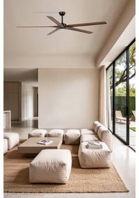 FARO 34190WT - Ventilator de tavan BIGWOOD XL pin/negru Ø 200 cm WT + DO