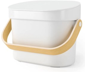 Recipient pentru deșeuri compostabile alb 4 l Bellwood – Umbra