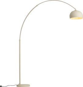 Lampă cu arc modernă bej cu bază de marmură - XXL