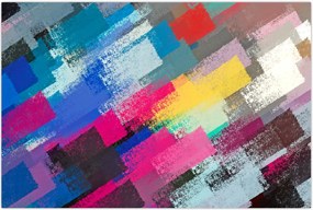 Tablou - Dungi colorate cu pensula (90x60 cm)