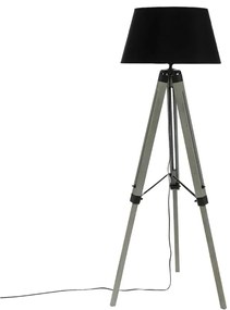 Lampa de podea din lemn, cu picioare si abajur RUNO, inaltime 145 cm