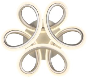 Plafonieră LED Globo 67386-24S MELISAND 24W/230V d. 26 cm crom mat