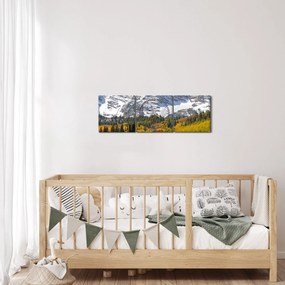 Tablou - Maroon Peak (cu ceas) (90x30 cm)