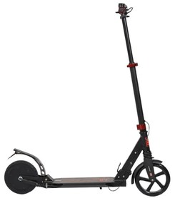 Trotineta electrica din aliaj metalic BYOX™ E3, roti 8", pliabila, suspensie, viteza maxima 15 km/h, maxim 100 kg , motor 150W, Rosu si Negru