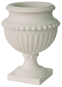 Impero Vas decorativ alb, Ø 35cm