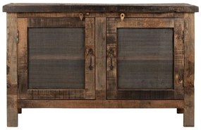 Bufet din lemn de mango si acacia, aspect rustic, Campagne