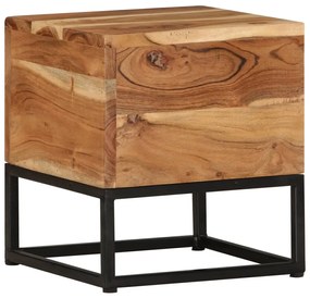 320815 vidaXL Masă laterală, 30x30x33 cm, lemn masiv de acacia
