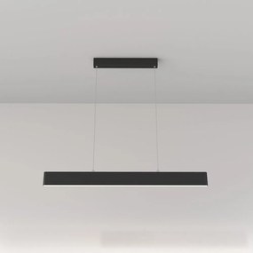 Lustra LED suspendata design modern Step negru 23W 4000K